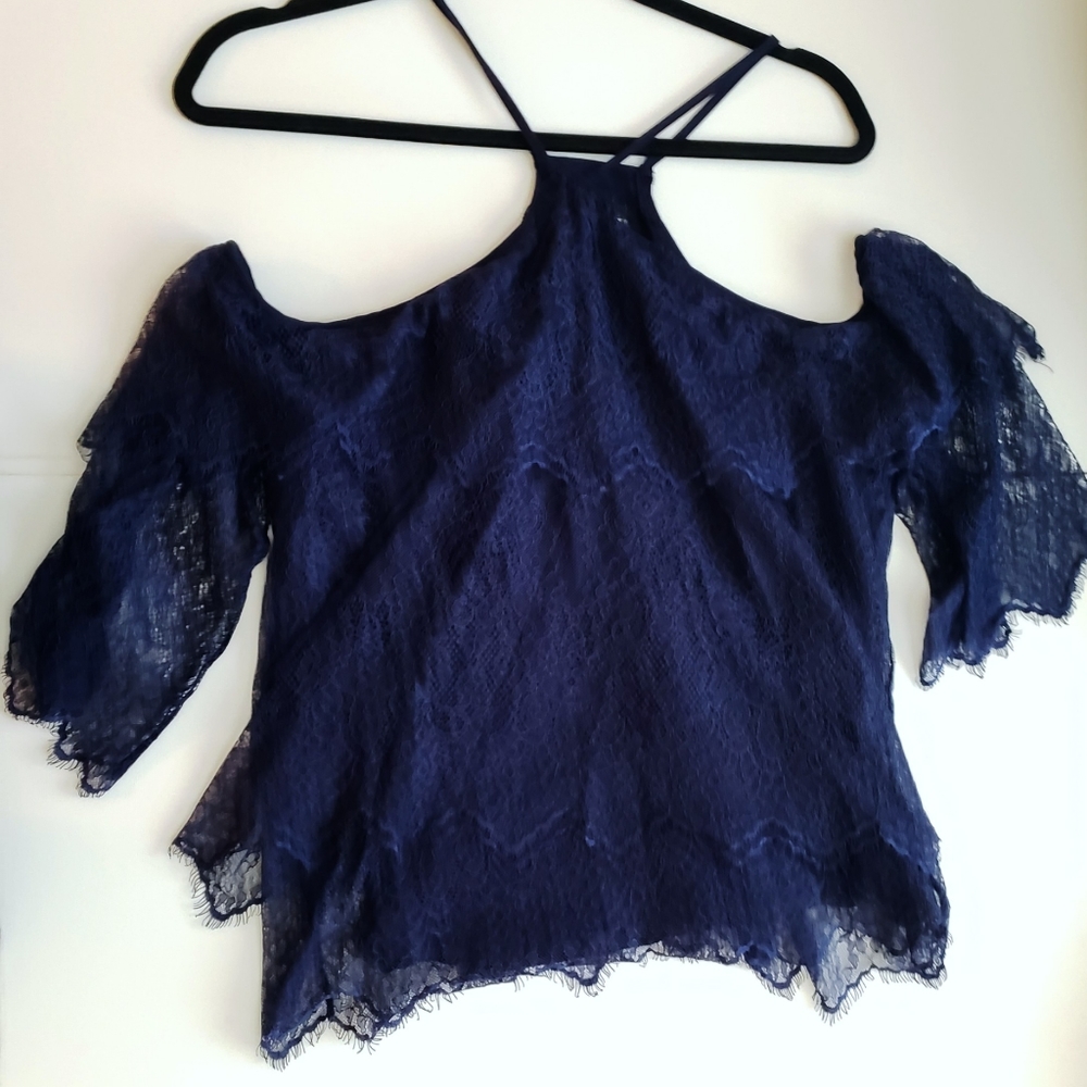 WHBM Off-shoulder Blouse